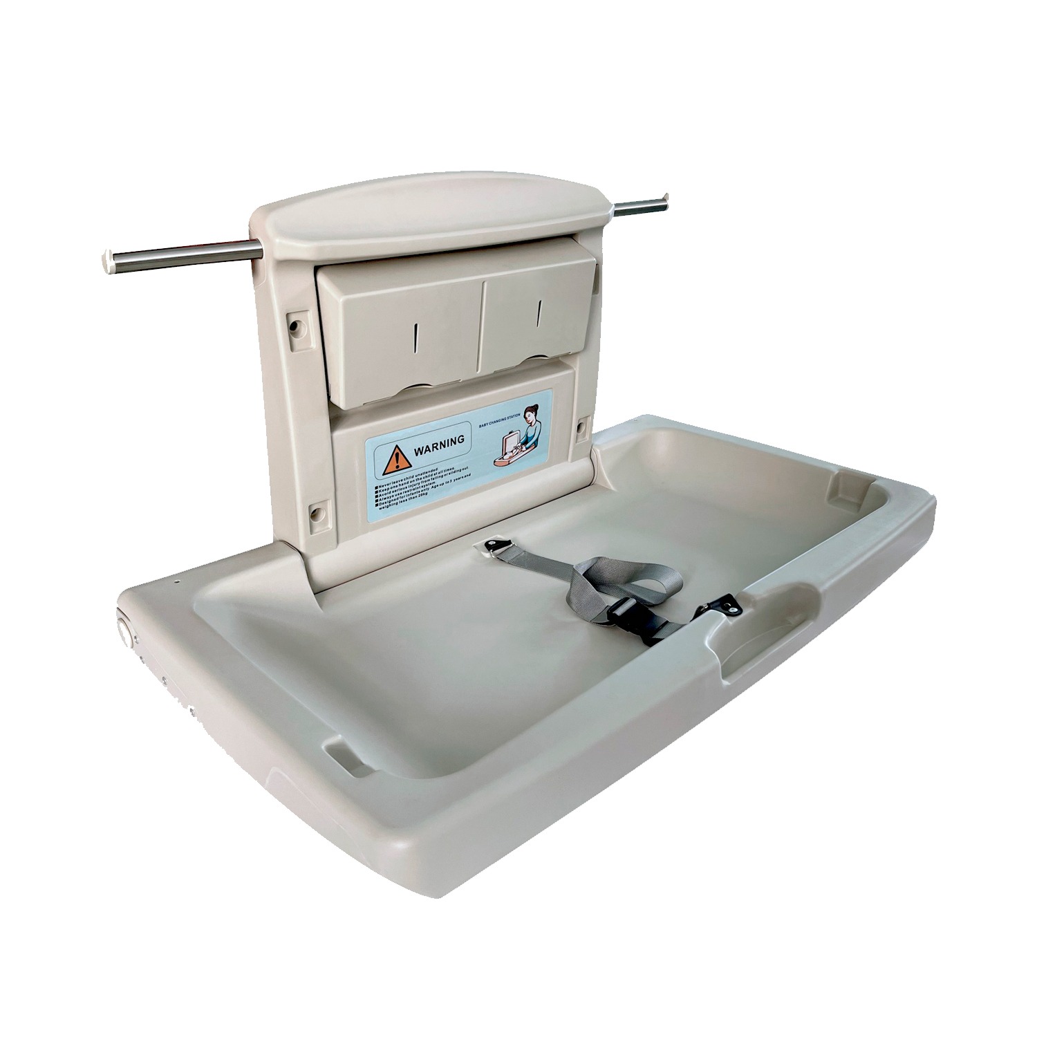 MUDADOR IGPRO IGS82004 PLEGABLE MURO BEBÉ 86X58 CM - 1