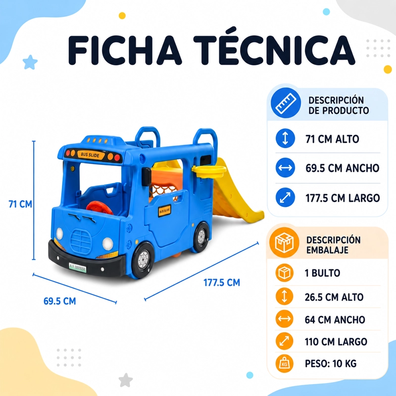 RESBALIN IGPRO IGGL7699 AUTOBUS AZUL - 5