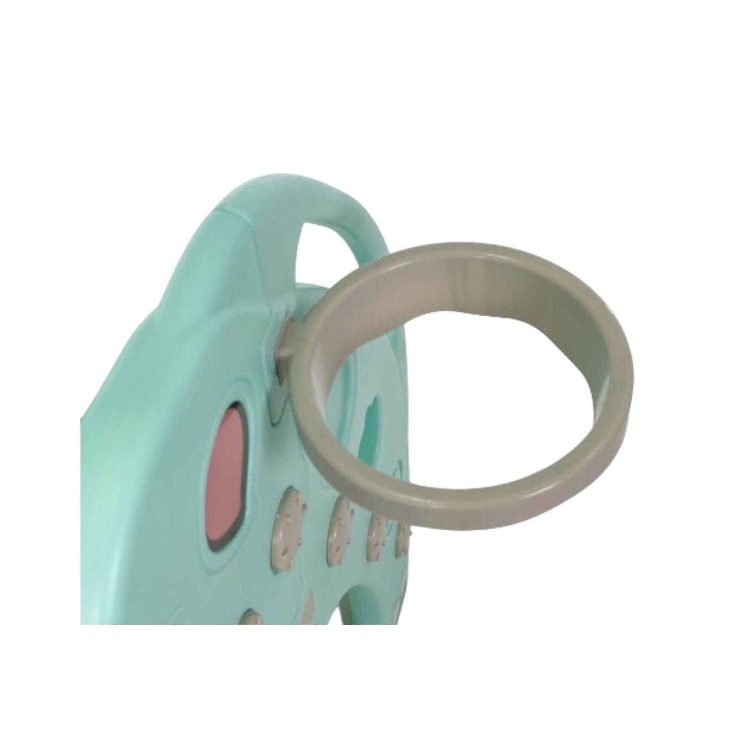 RESBALIN ELEFANTE 2 EN 1 CON ARO BALONCESTO AZUL - 5