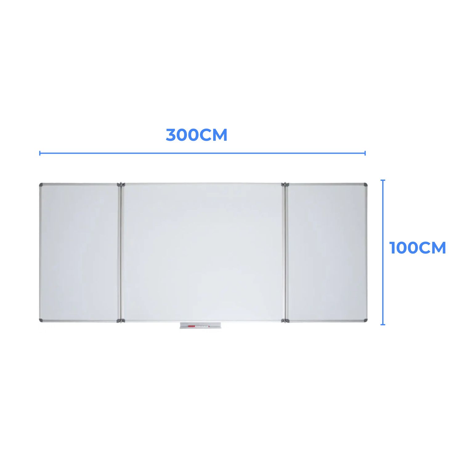 PIZARRA IGPRO IGPPL10-30 PLEGABLE DE PARED BLANCA 300X100CM - 2