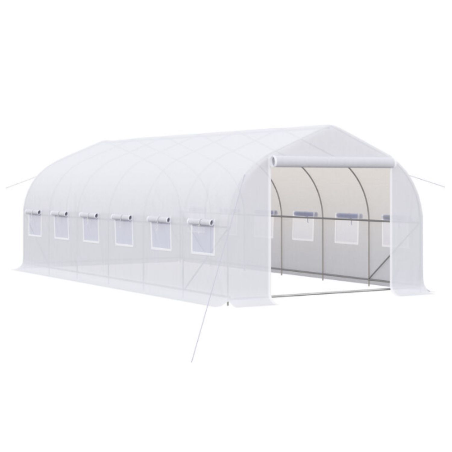 INVERNADERO IGPRO IGIJ18B TUNEL 18 M2 6 X 3 X 2M BLANCO - 1