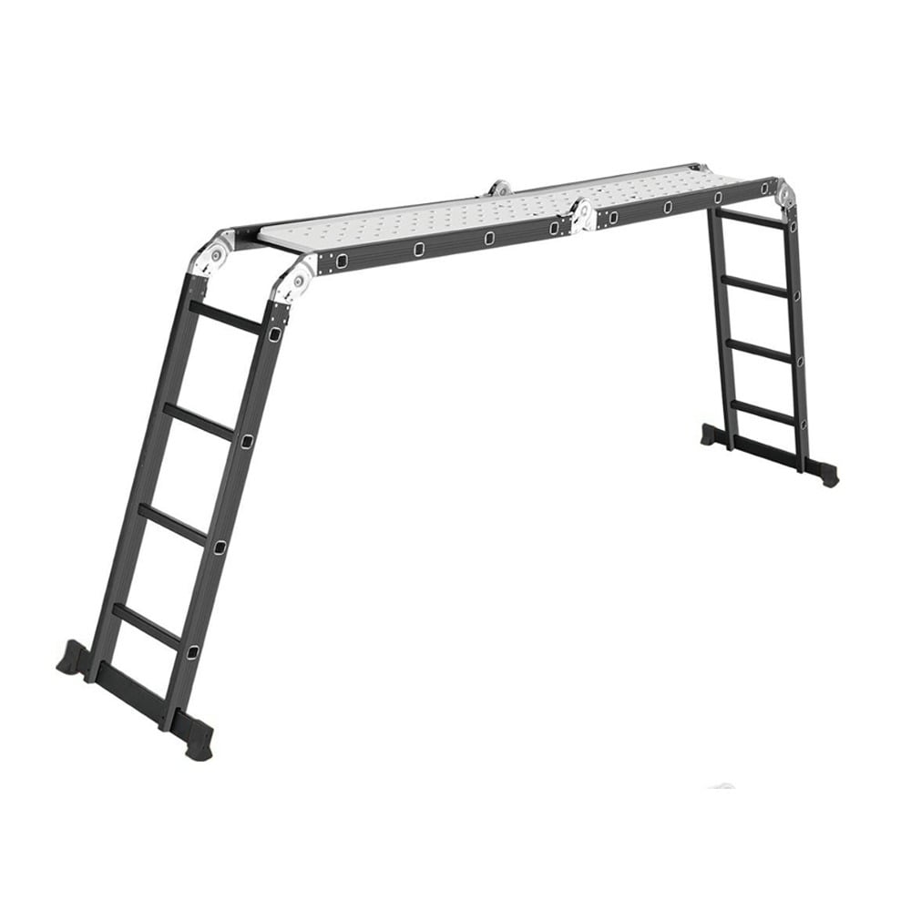 ESCALERA IGPRO 4.6MT PROFESIONAL HEAVY DUTY 16 PELDAÑOS NEGRA - 1