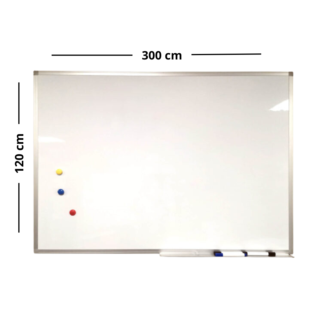 PIZARRON SCHOOL PRO 120X300CM DE PARED MAGNETICA - 2