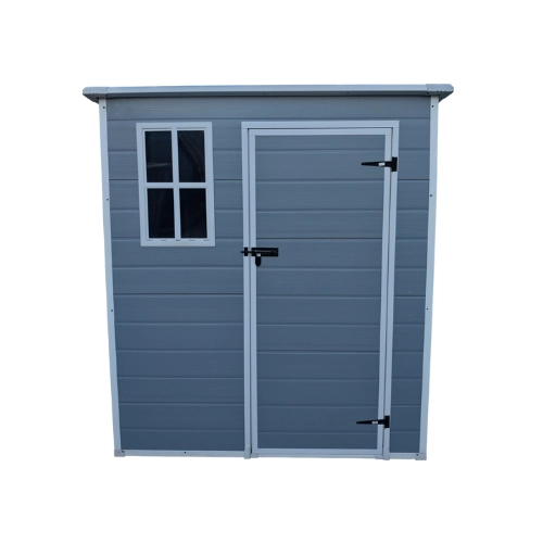 BODEGA JARDIN PLASTICO 6X6FT GRIS 3,3 M2 - 3