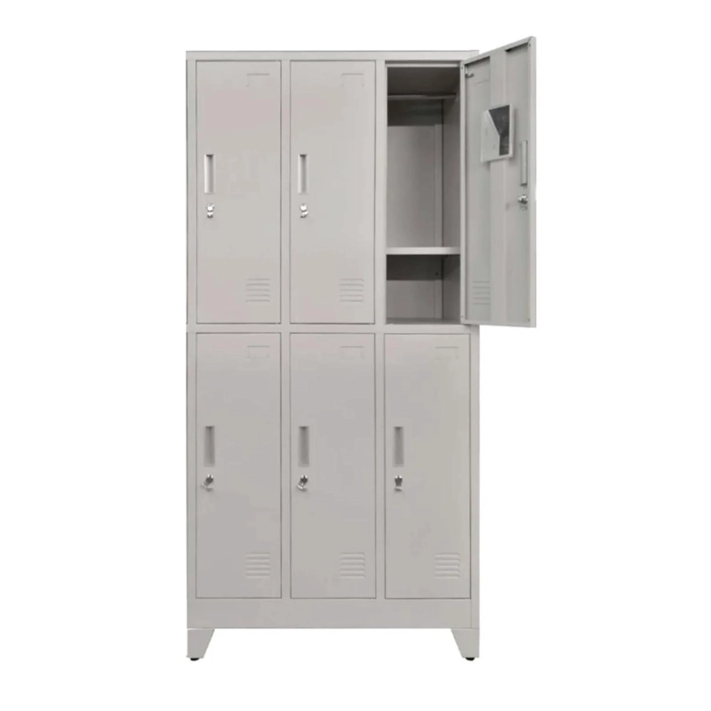 LOCKER 3 CUERPOS 6 CASILLEROS 180X90X45CM - 4