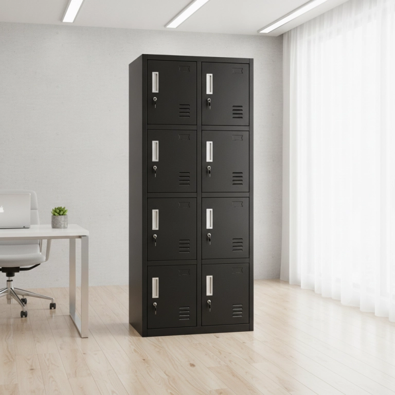 LOCKER 2 CUERPOS 8 CASILLEROS 165X56X45 - 1