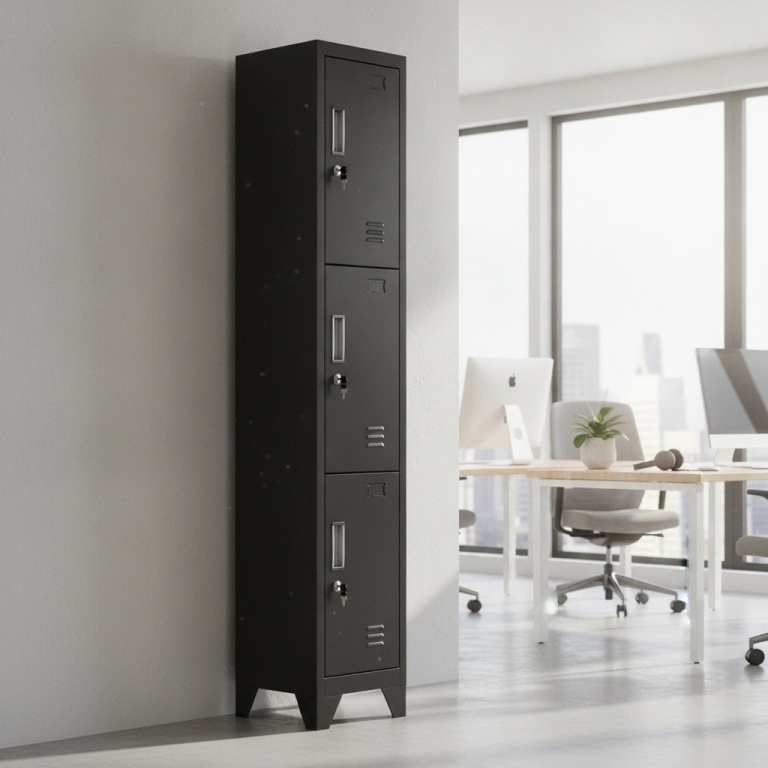 LOCKER 1 CUERPO 3 CASILLEROS 180X30X45 - 1