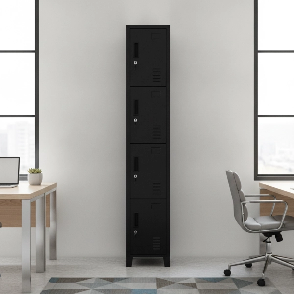 LOCKER 1 CUERPO 4 CASILLEROS 180X30X45 - 1