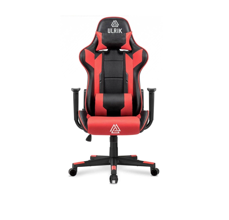SILLA GAMER DE OFICINA PROFESIONAL ULRIK EN COLOR ROJO - 2