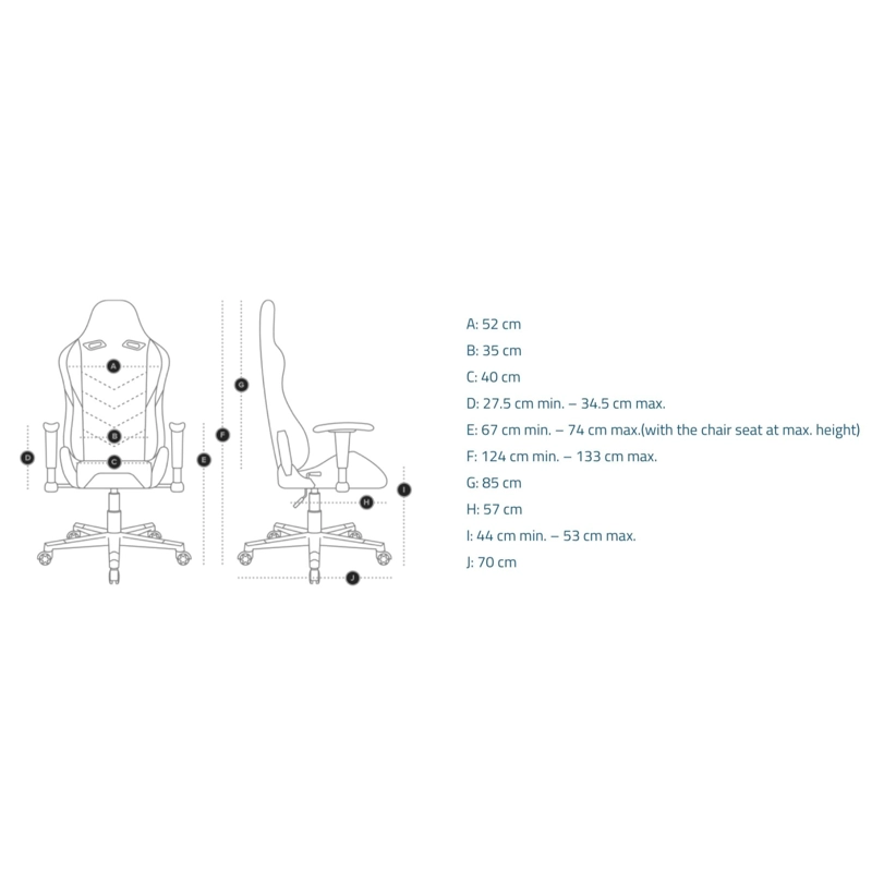 SILLA GAMER DE OFICINA PROFESIONAL ULRIK EN COLOR ROJO - 8
