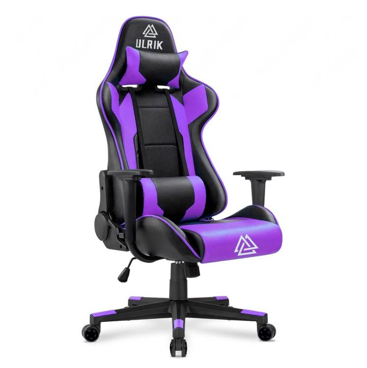 SILLA GAMER DE OFICINA PROFESIONAL ULRIK MORADA - 1