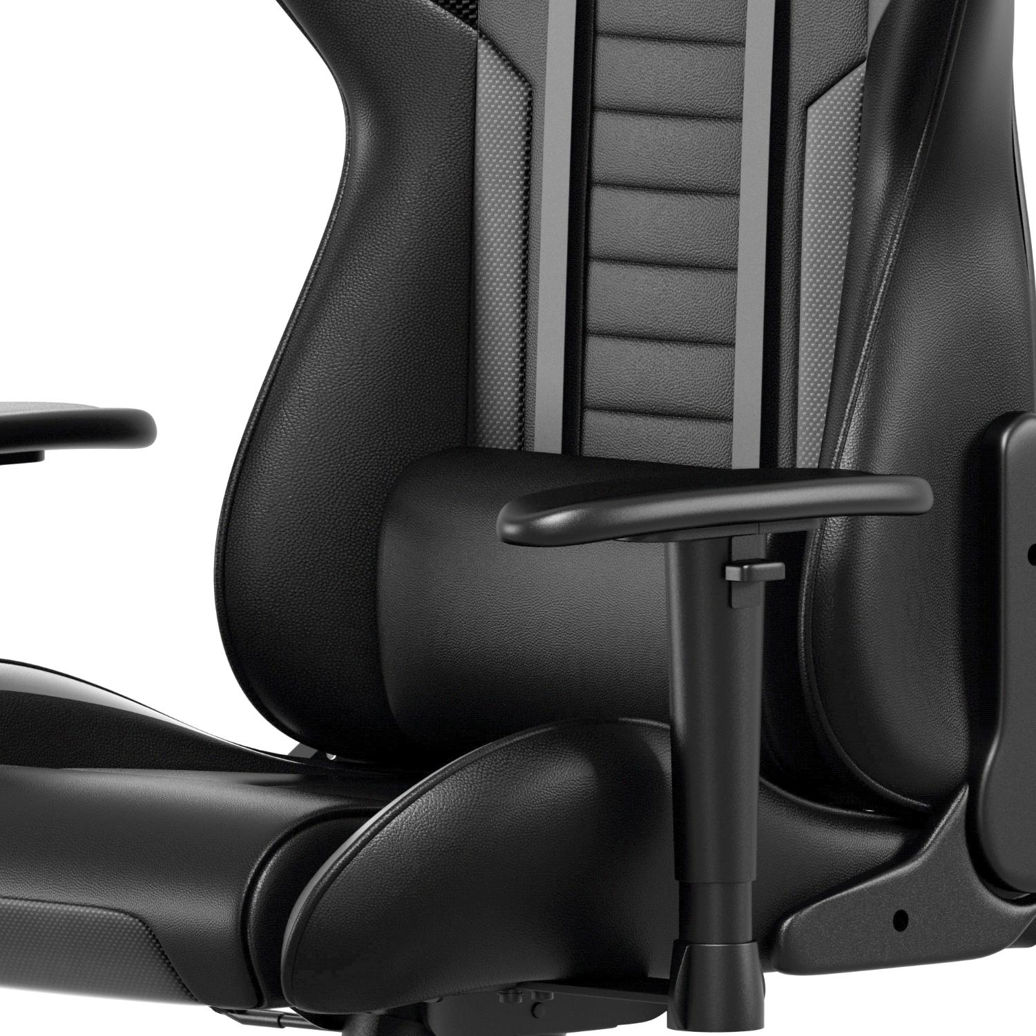 SILLA GAMER DE OFICINA NEGRA PROFESIONAL ULRIK DARK - 6