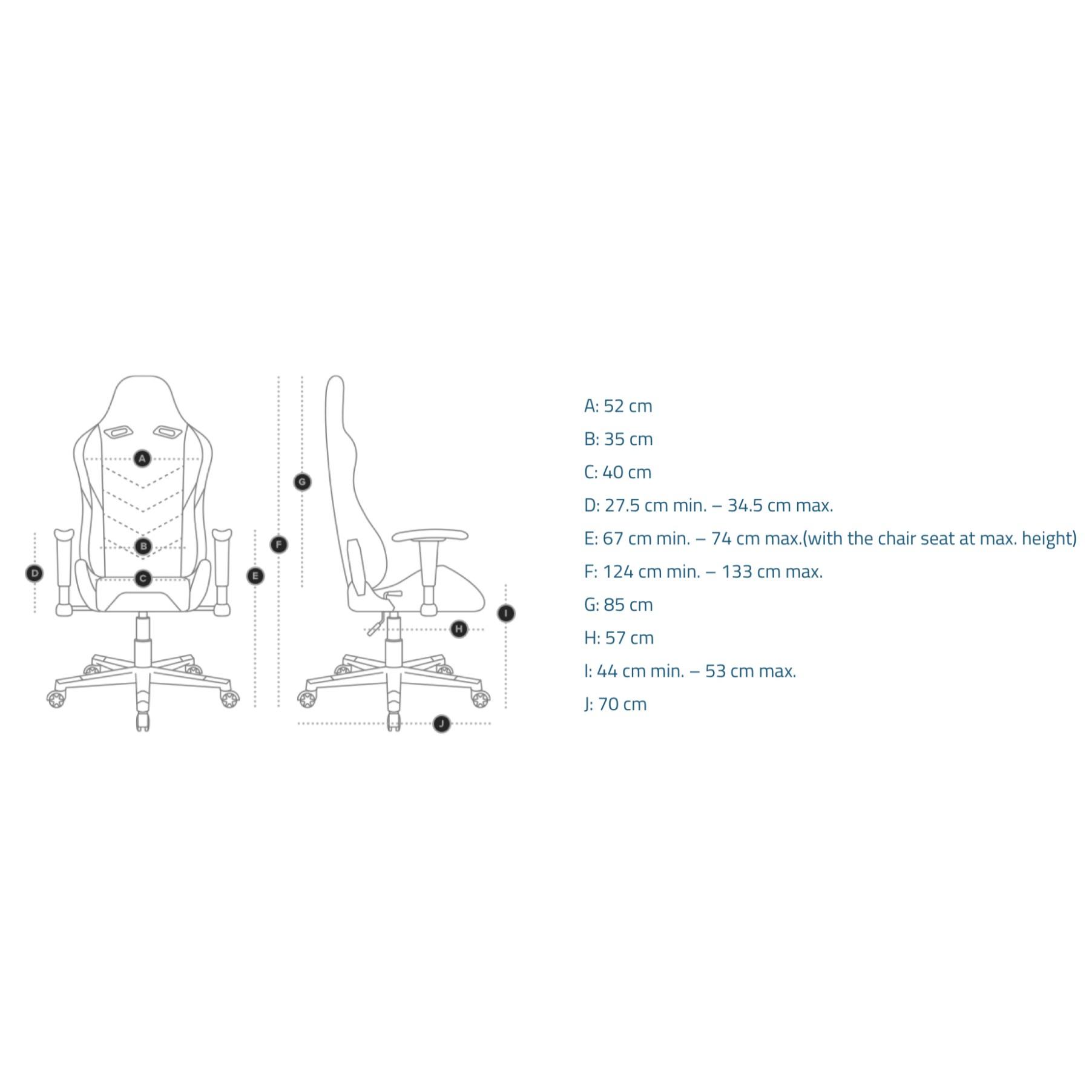 SILLA GAMER DE OFICINA NEGRA PROFESIONAL ULRIK DARK - 9