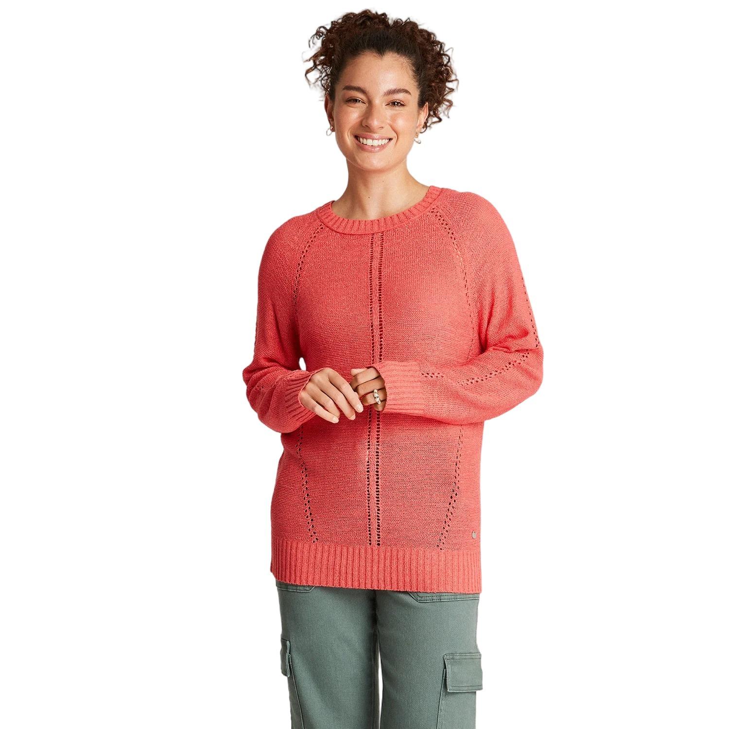 SWEATER CALADO CORAL - 1