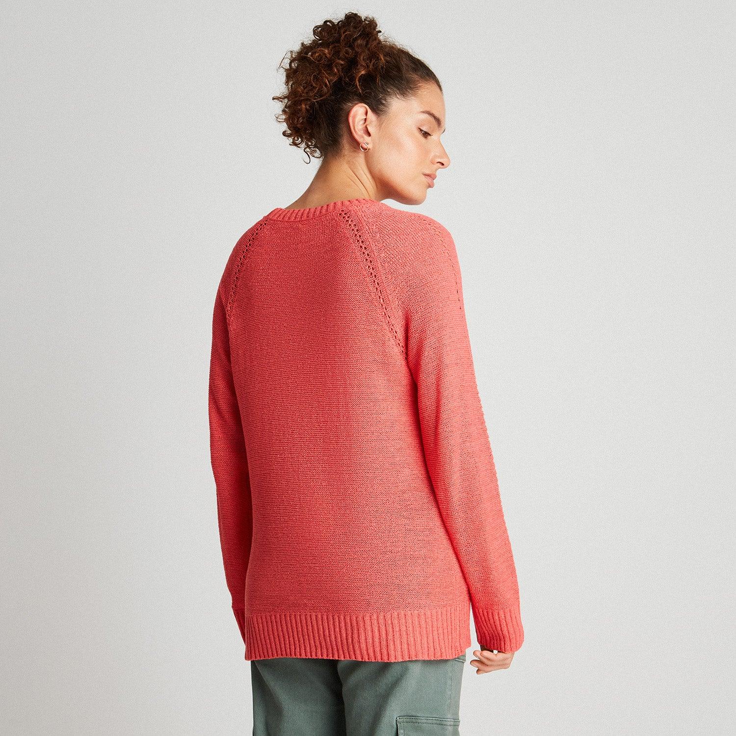 SWEATER CALADO CORAL - 3