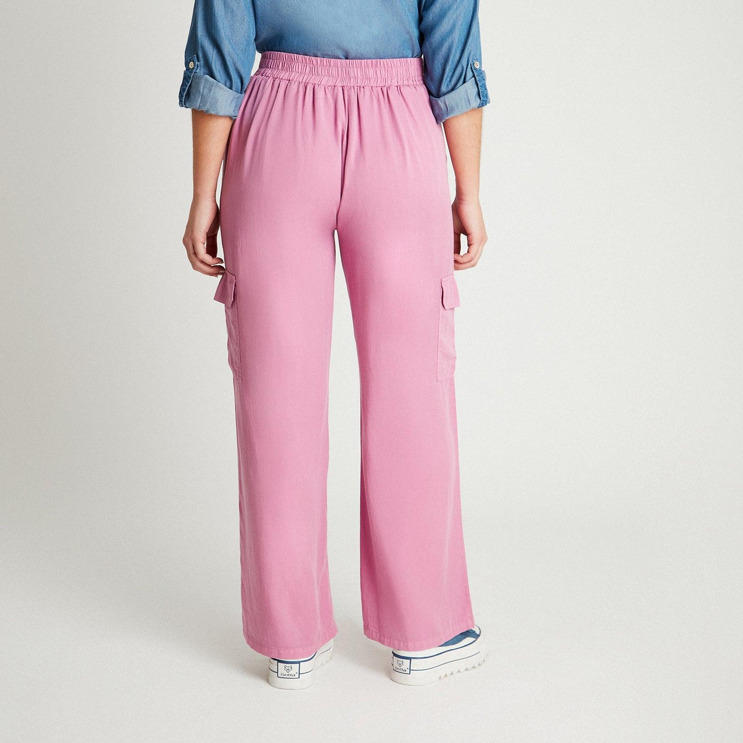 PANTALÓN SPORT LILA PALAZZO - 2