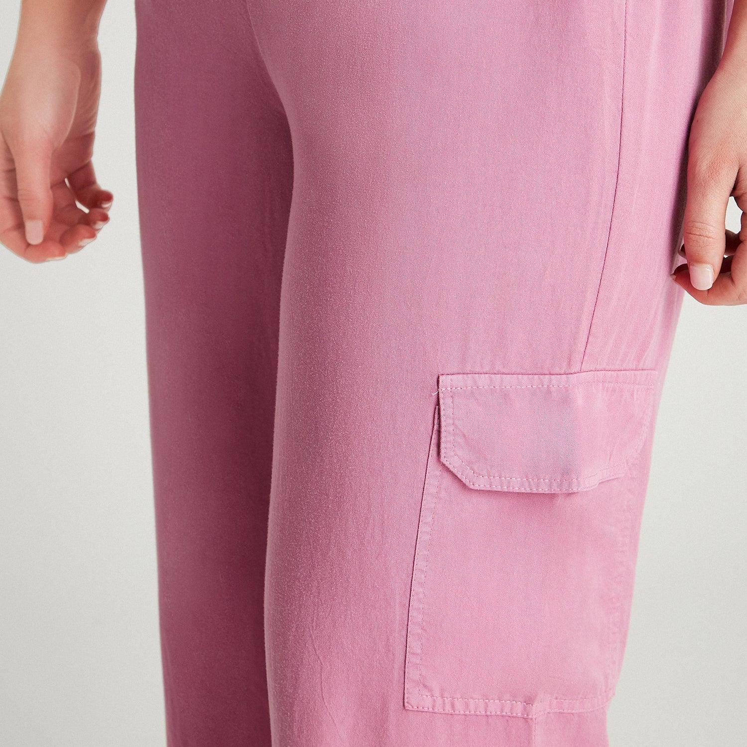 PANTALÓN SPORT LILA PALAZZO - 3