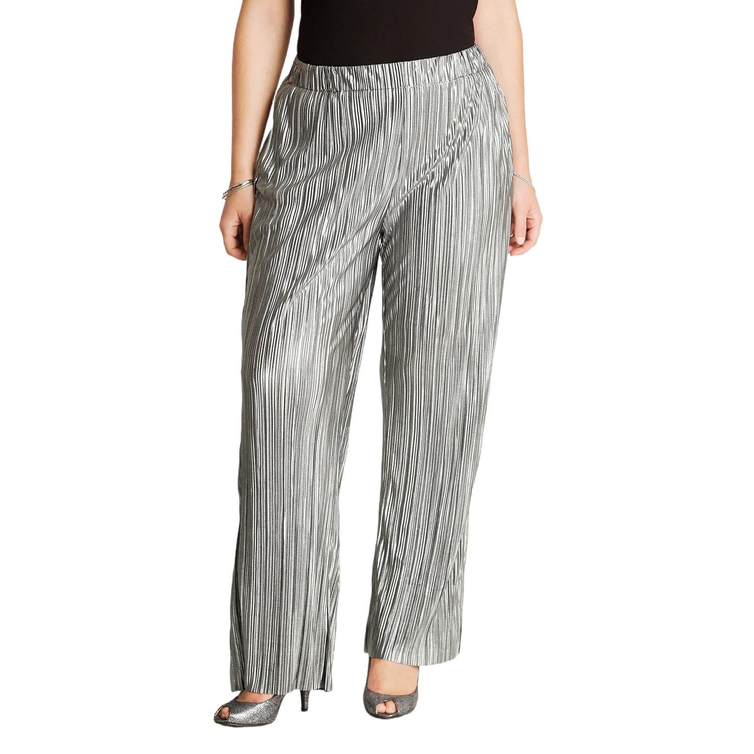 PANTALÓN EN COLOR NEGRO PALAZZO - 1