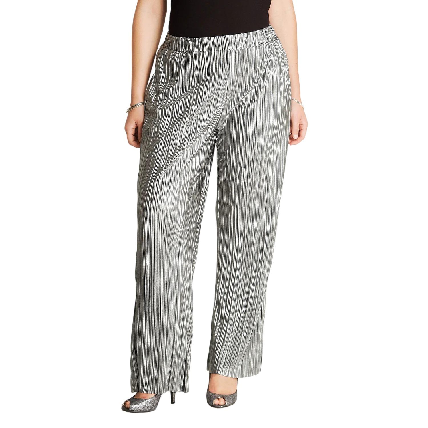 PANTALÓN EN COLOR NEGRO PALAZZO - 1