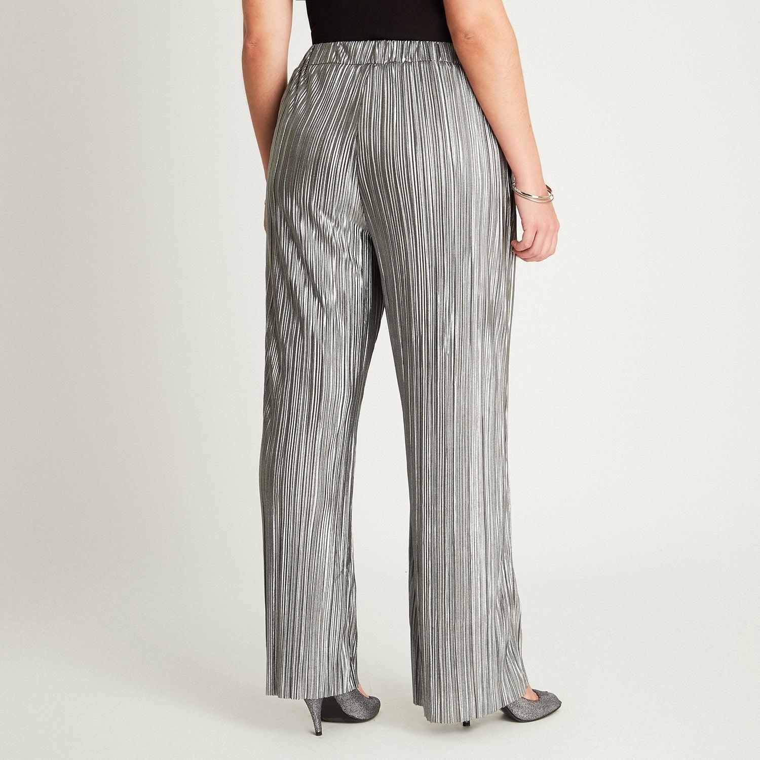 PANTALÓN EN COLOR NEGRO PALAZZO - 2