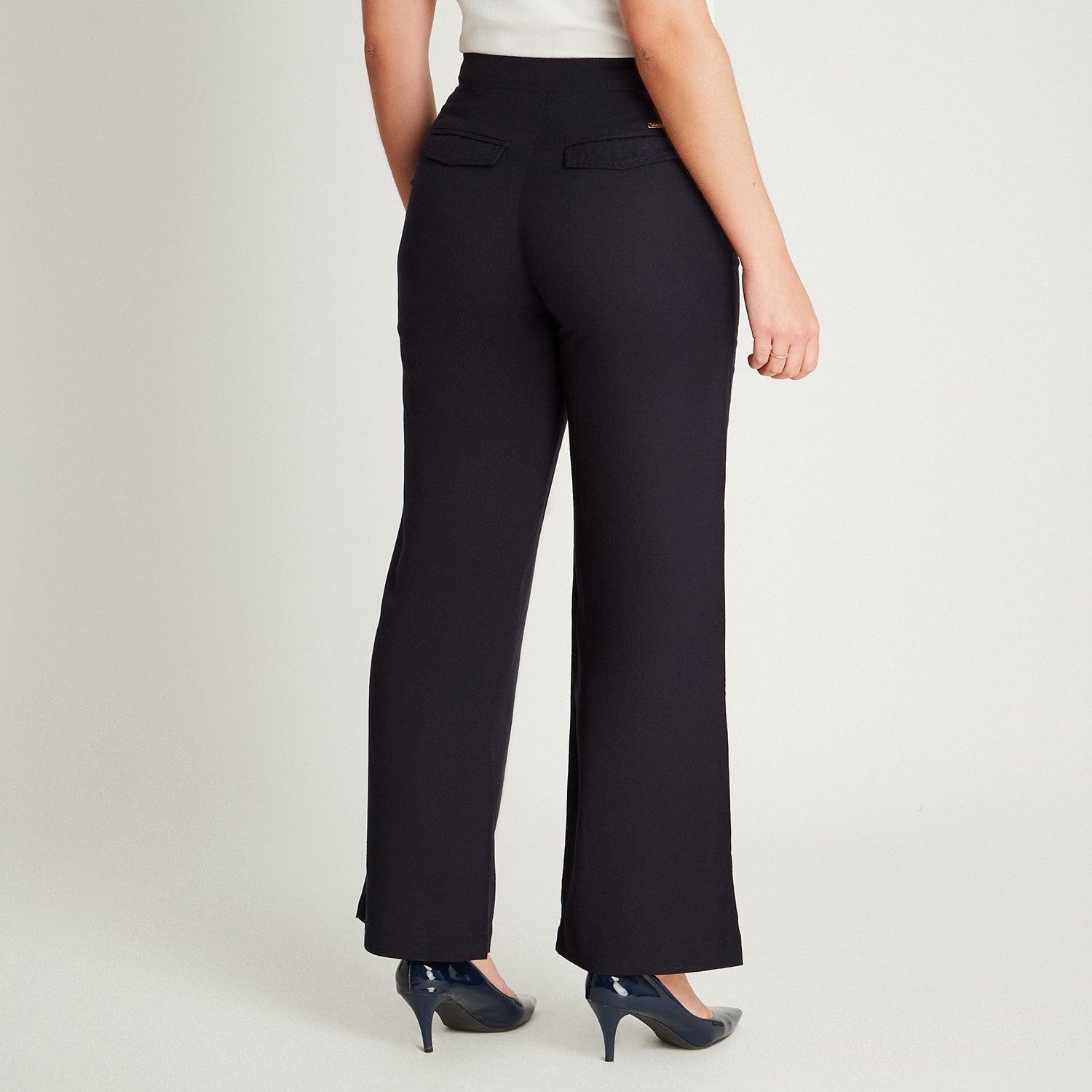 PANTALÓN FORMAL AZUL PALAZZO - 2