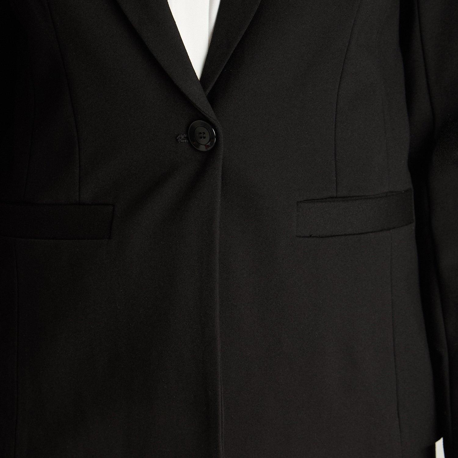 BLAZER MANGA LARGA MUJER LORENZO DI PONTTI NEGRO PUNTO ROMA - 3