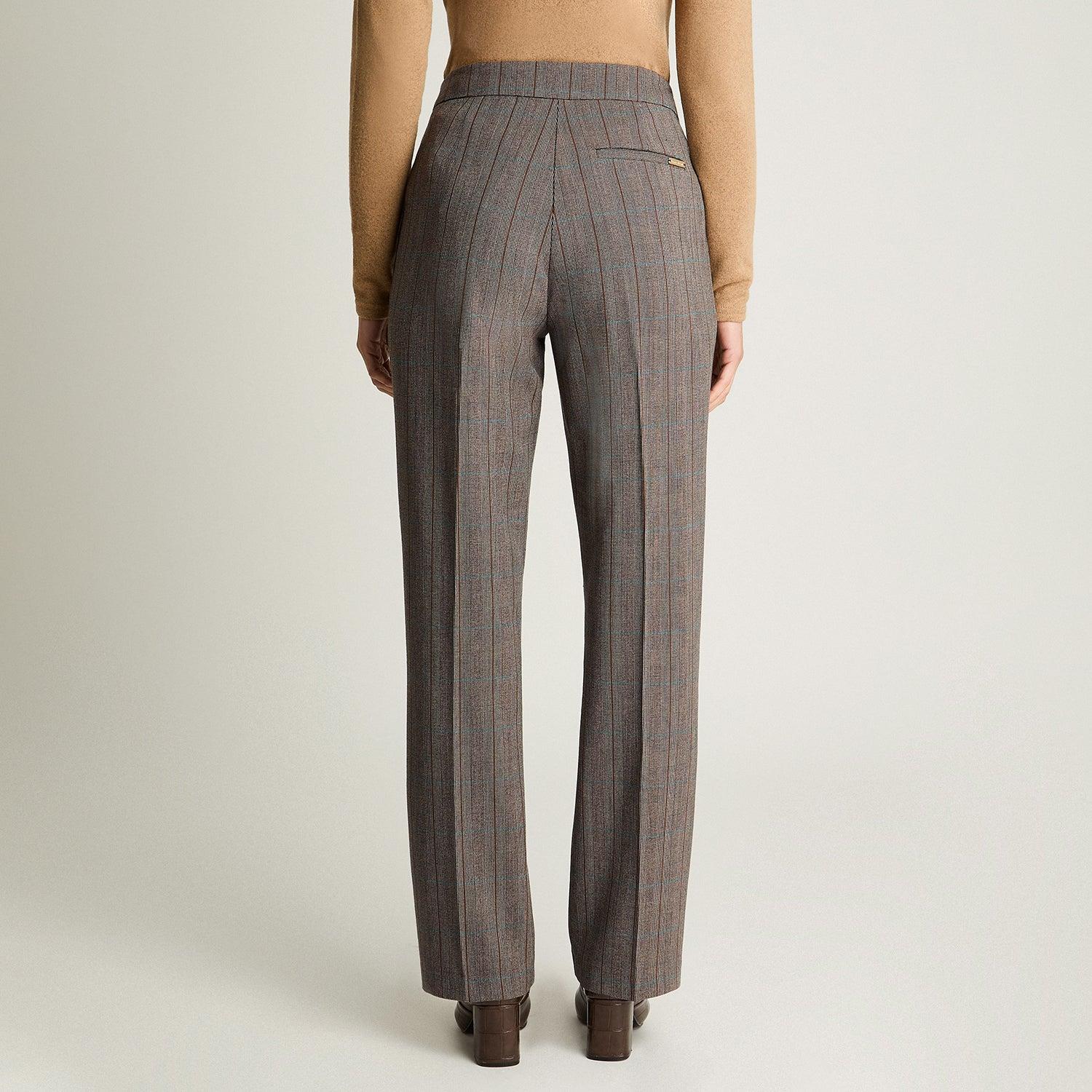 PANTALÓN MUJER LORENZO DI PONTTI CAMEL RECTO CON UN BOTÓN - 2