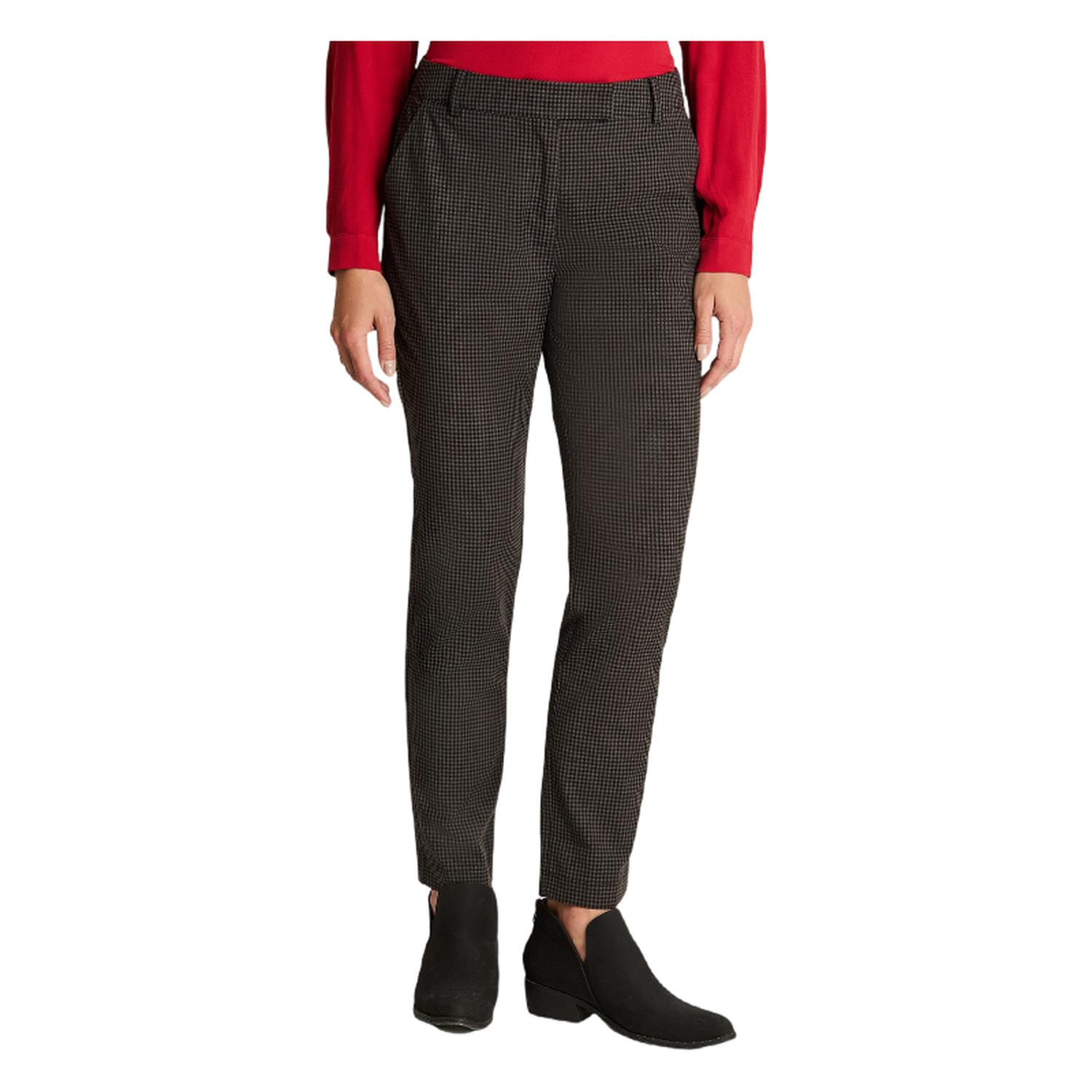 PANTALÓN MUJER CURVI NEGRO SLIM PRINT - 1