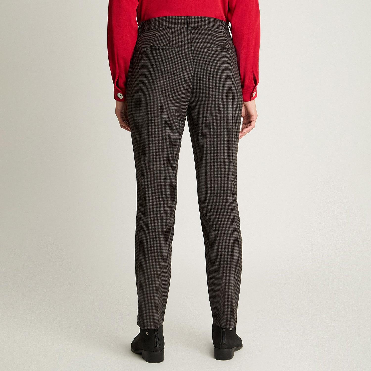 PANTALÓN MUJER CURVI NEGRO SLIM PRINT - 2