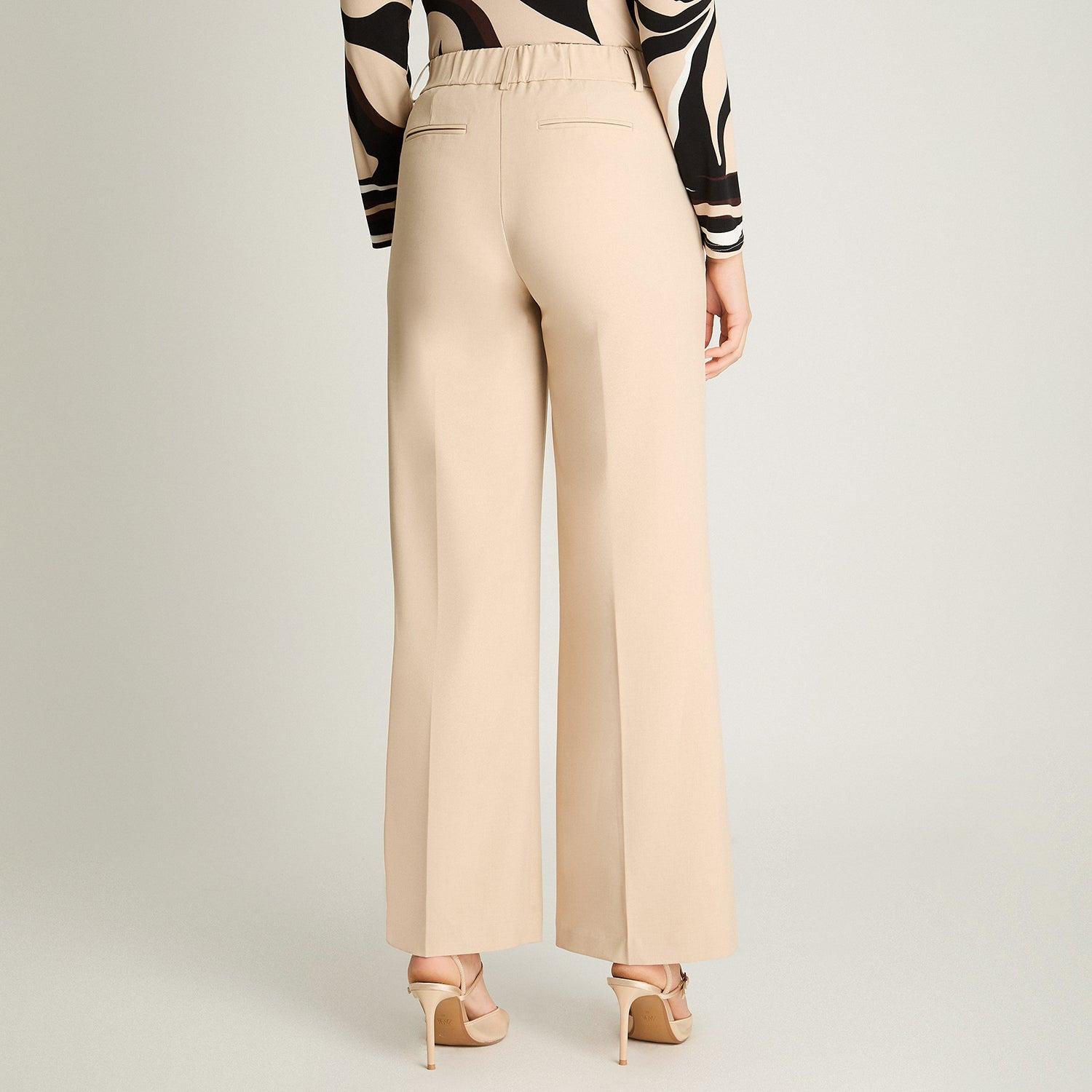 PANTALÓN MUJER LORENZO DI PONTTI ARENA SASTRERO PRETINA ELÁSTICADA - 2