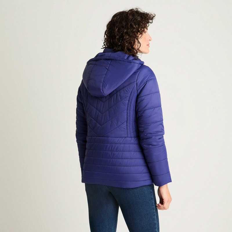 PARKA AZUL CON GORRO DESMONTABLE - 2