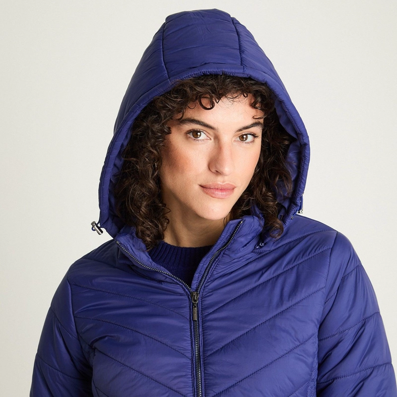 PARKA AZUL CON GORRO DESMONTABLE - 3