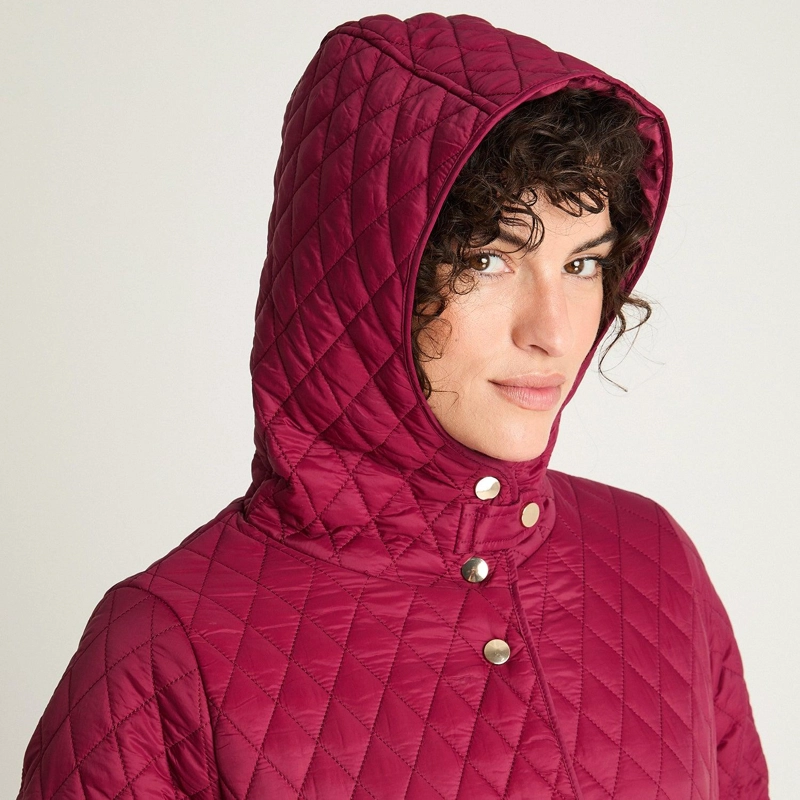 PARKA LARGA BURDEO CON GORRO - 3