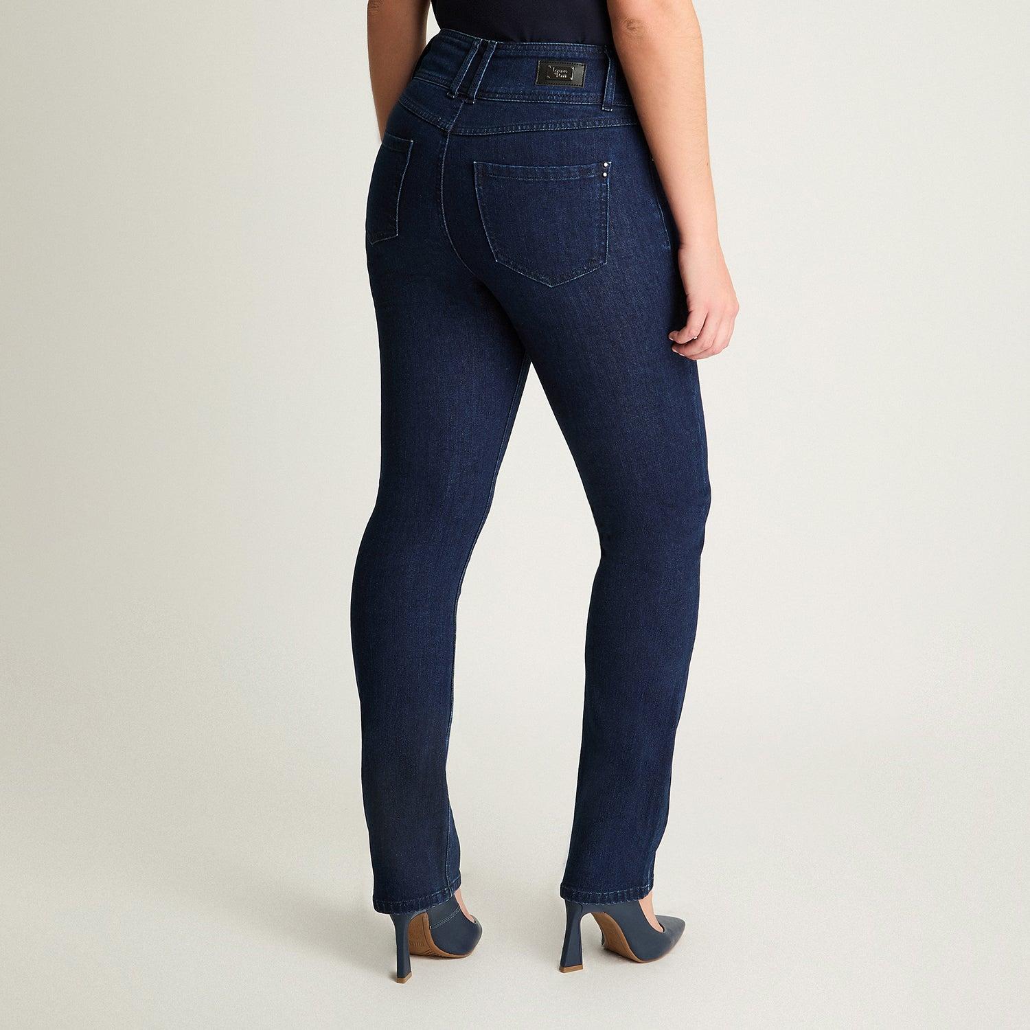 JEANS STRAIGHT AZUL MARINO - 2