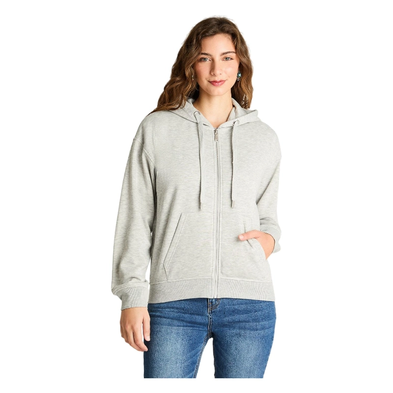 POLERON BASICO PRINT GRIS - 1