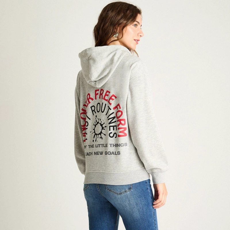 POLERON BASICO PRINT GRIS - 2