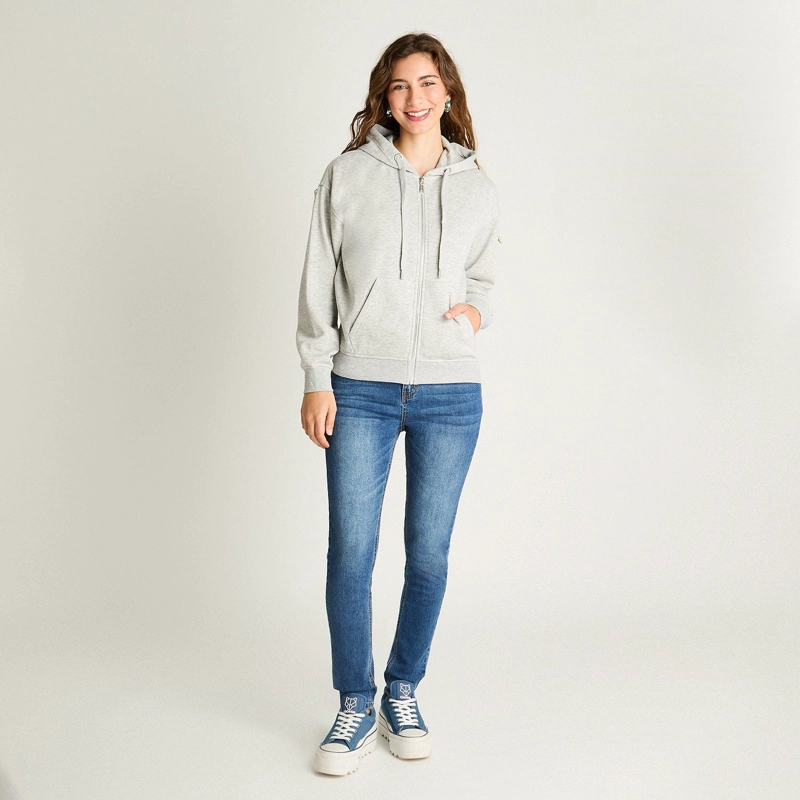 POLERON BASICO PRINT GRIS - 4