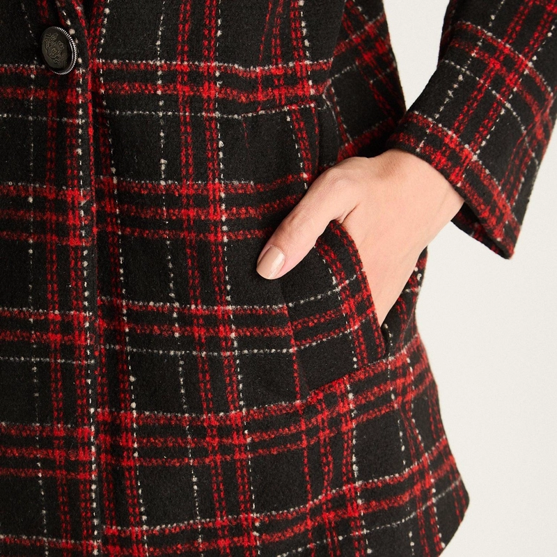 CHAQUETON ESTILO ESCOCE S ROJO - 3