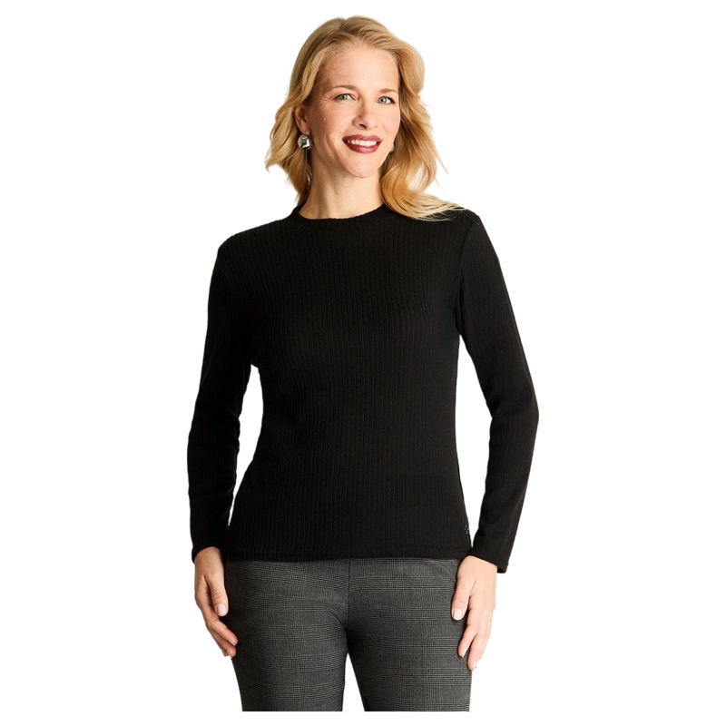 POLERA LISA BASICA NEGRO - 1