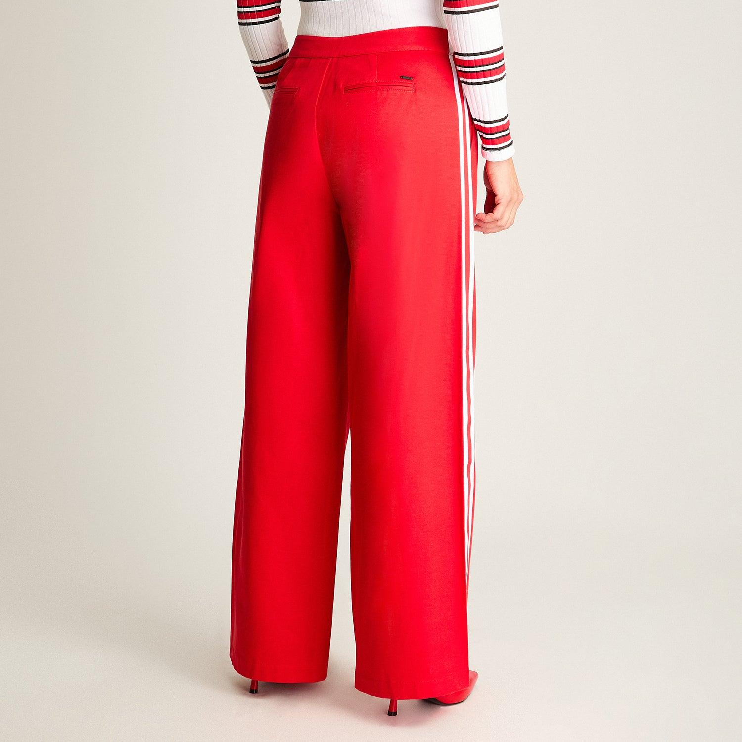 PANTALON CINTA COSTADO ROJO - 2