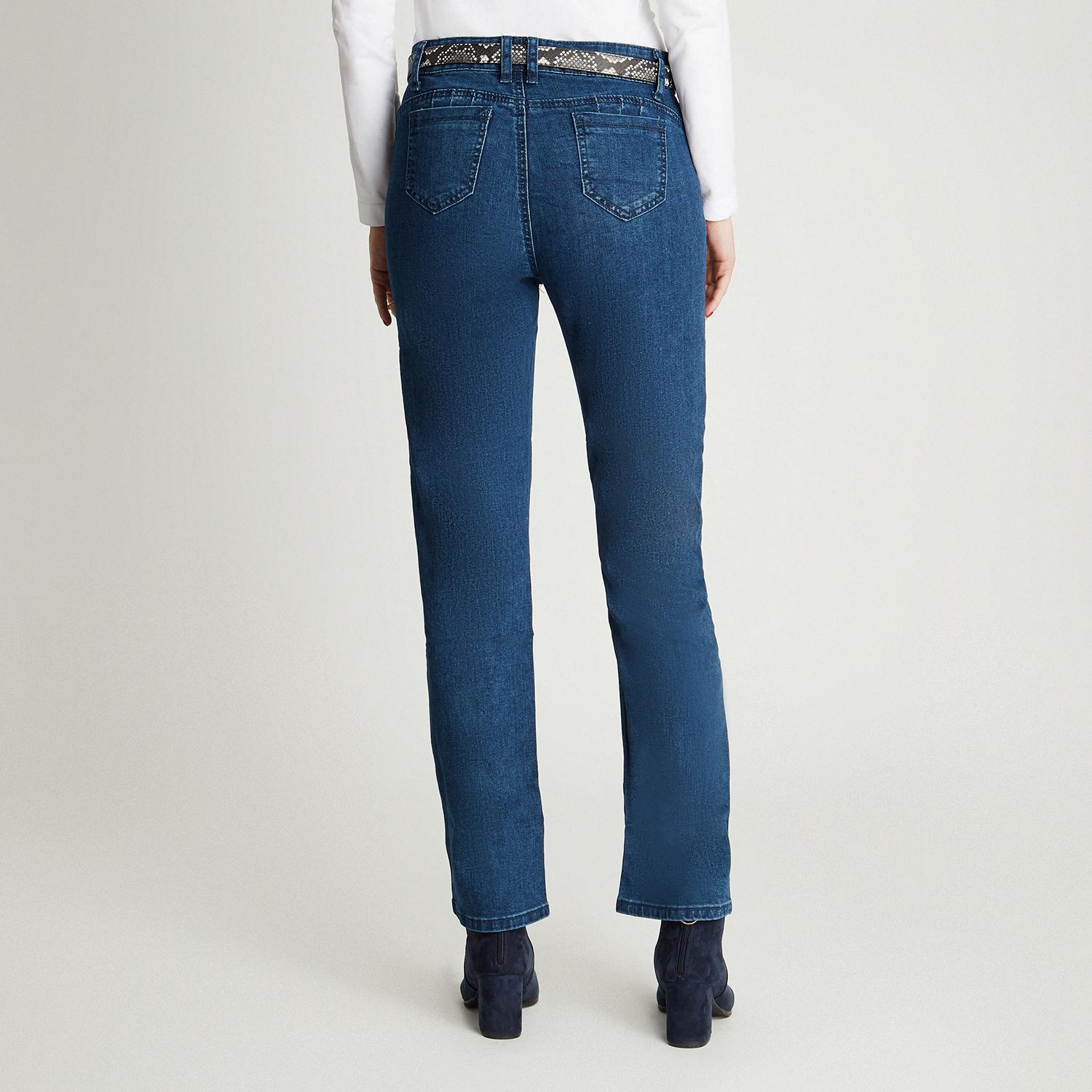 JEANS SLIM PUSH UP CON CINTURÓN - 2