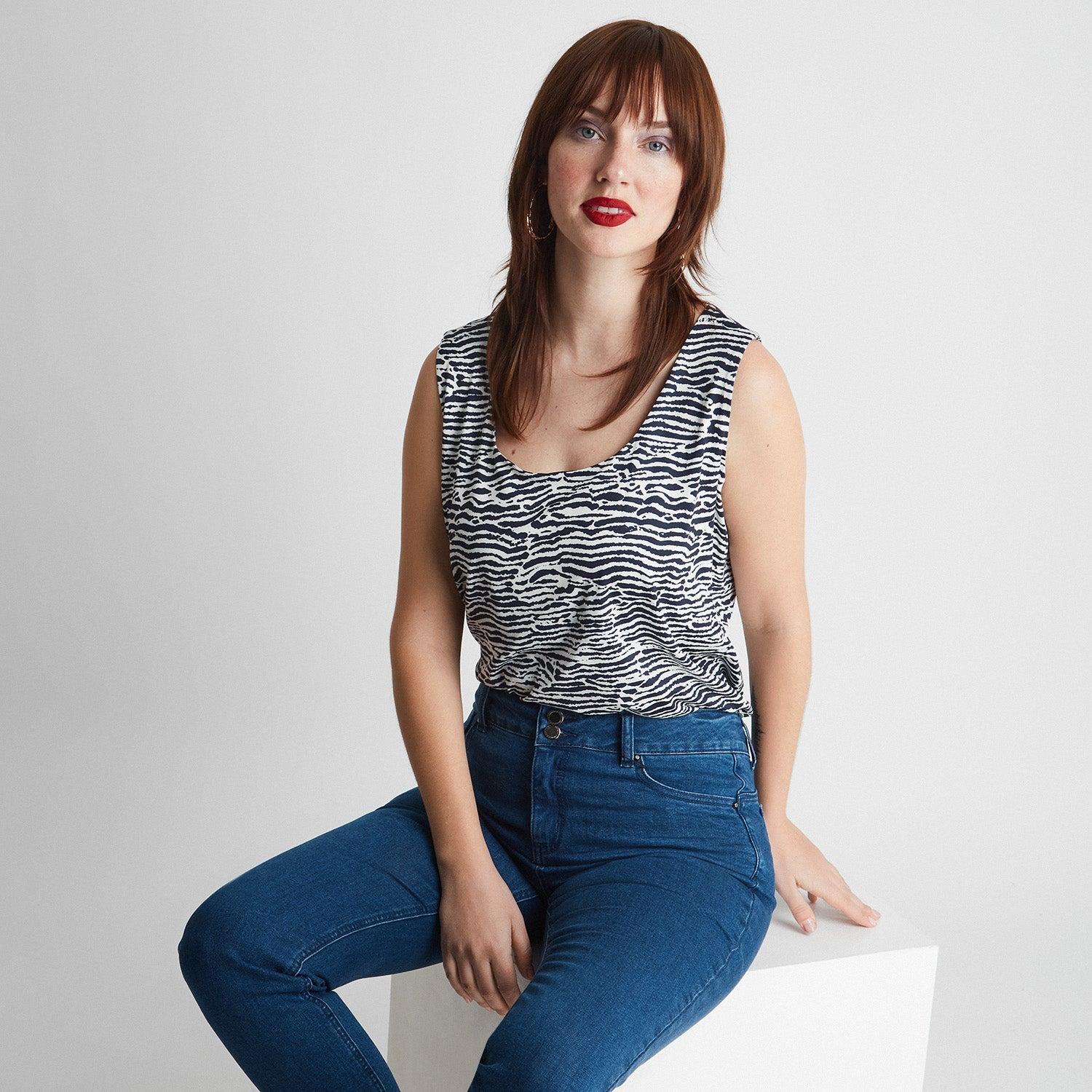 JEANS SKINNY PUSH UP CONTROL DE ABDOMEN AZUL - 5