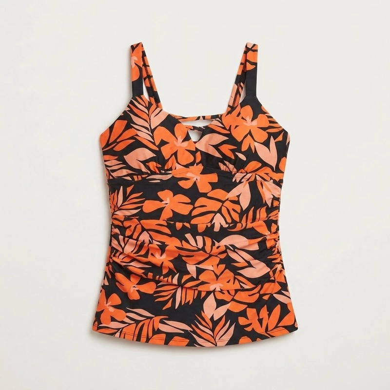 PARTE DE ARRIBA TANKINI ESTAMPADO NARANJO - 4