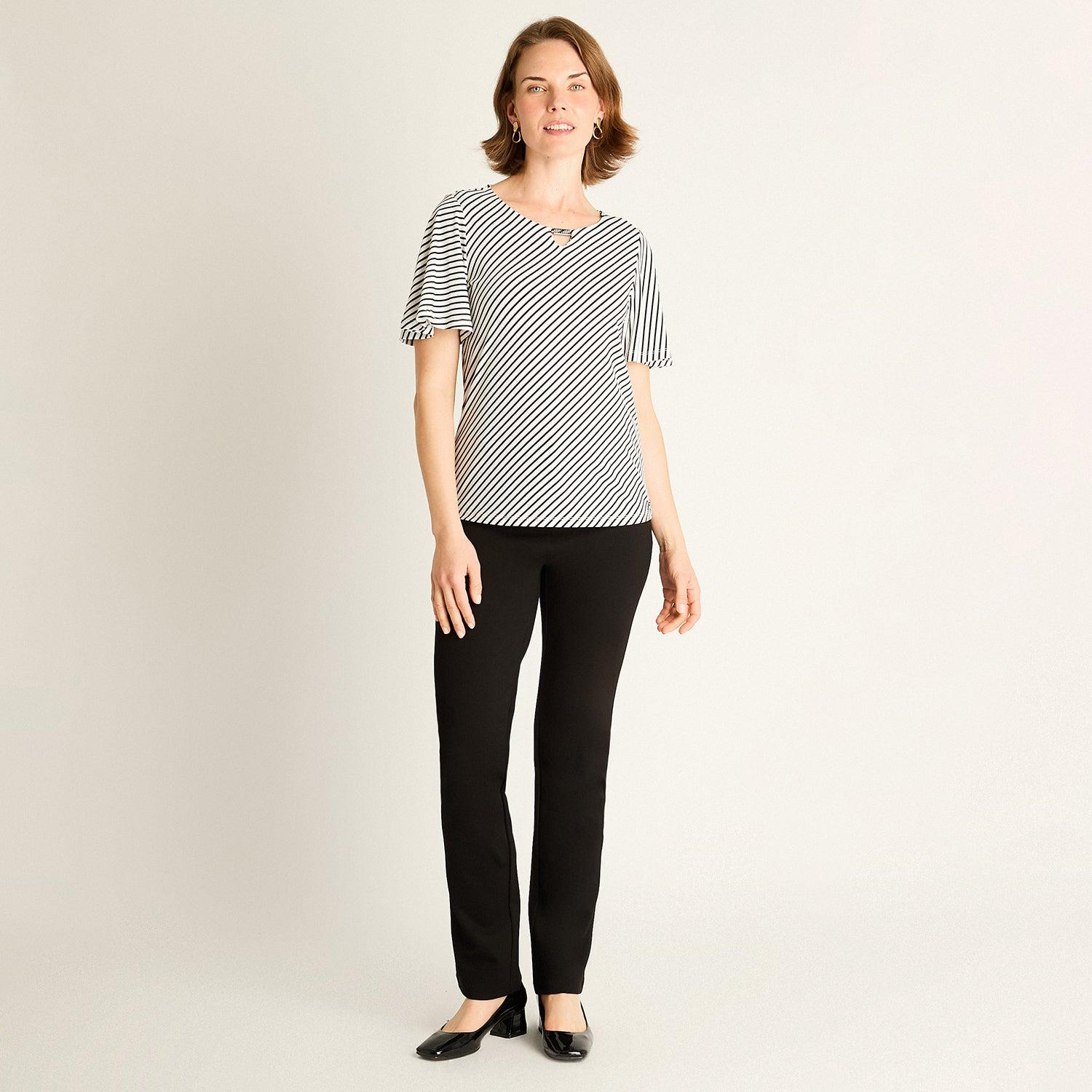 POLERA CRUDO A RAYAS DIAGONALES - 4