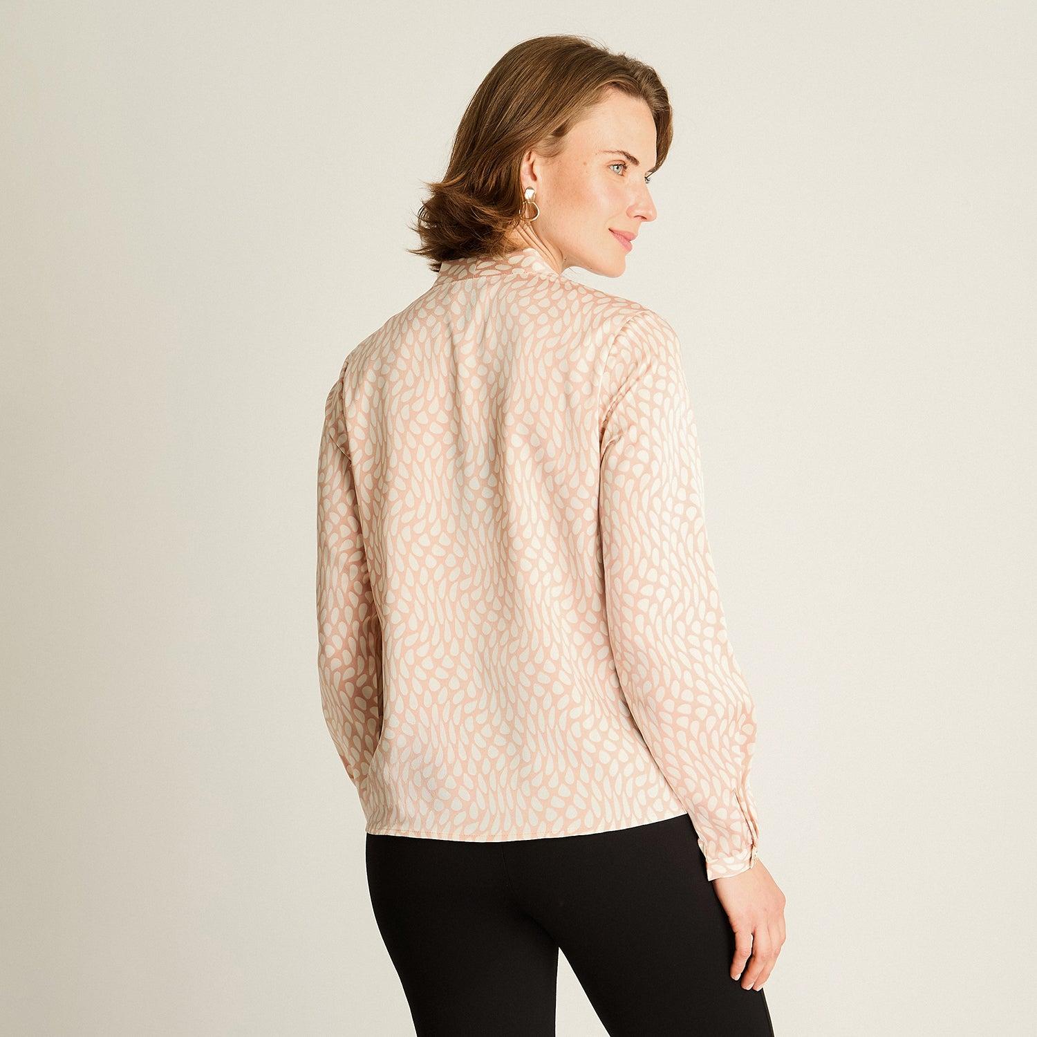 BLUSA ROSADA CON LAZO - 2