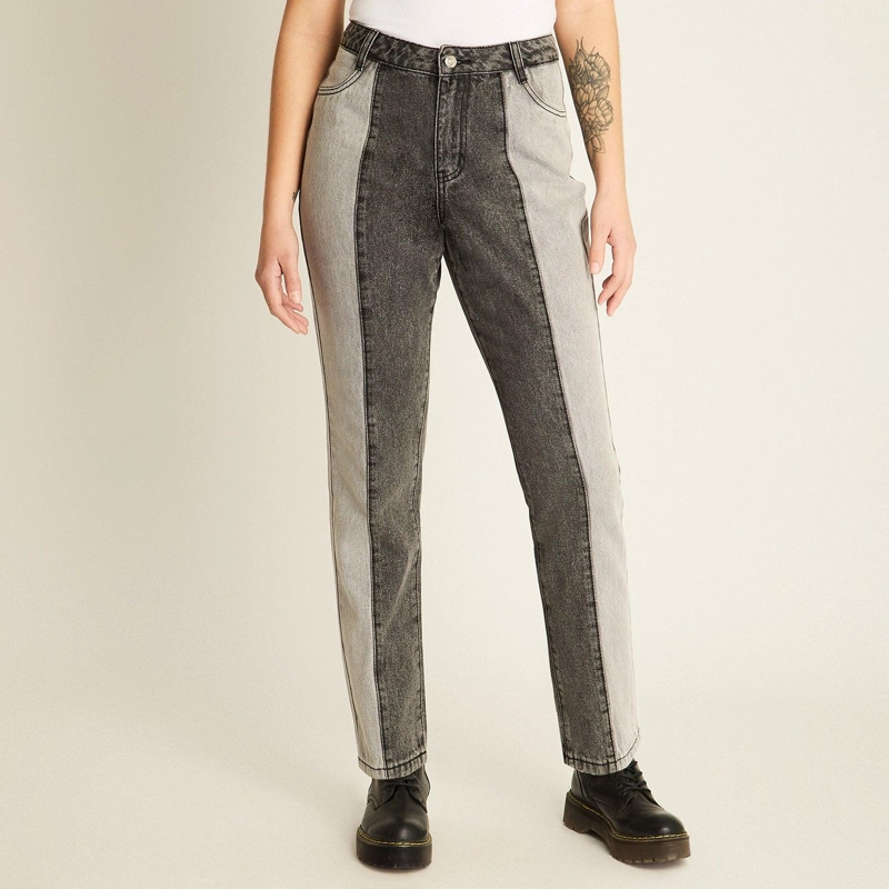 JEANS GRIS CORTE SLIM - 1