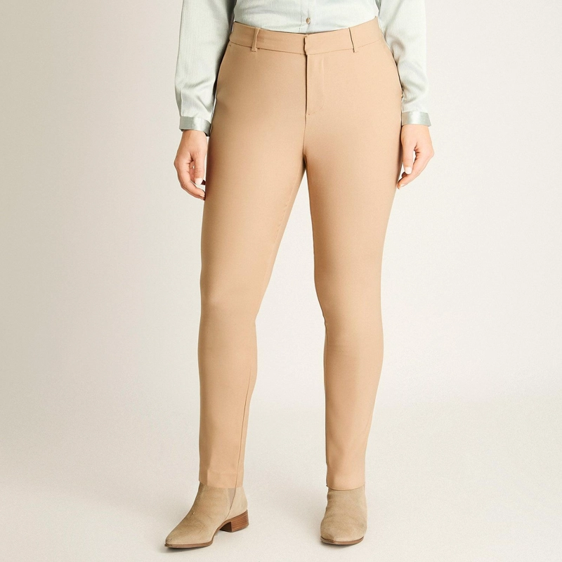 PANTALON FORMAL SLIM CAMEL - 1