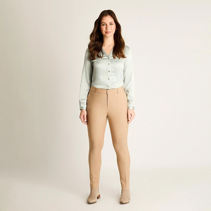 PANTALON FORMAL SLIM CAMEL - 4