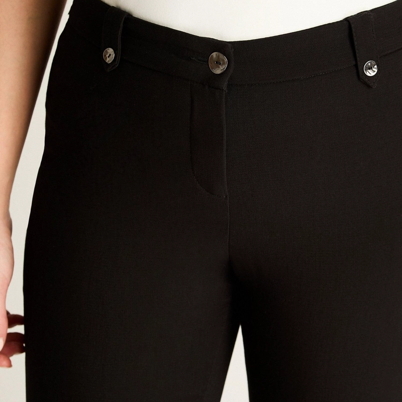PANTALON FORMAL NEGRO RECTO - 3