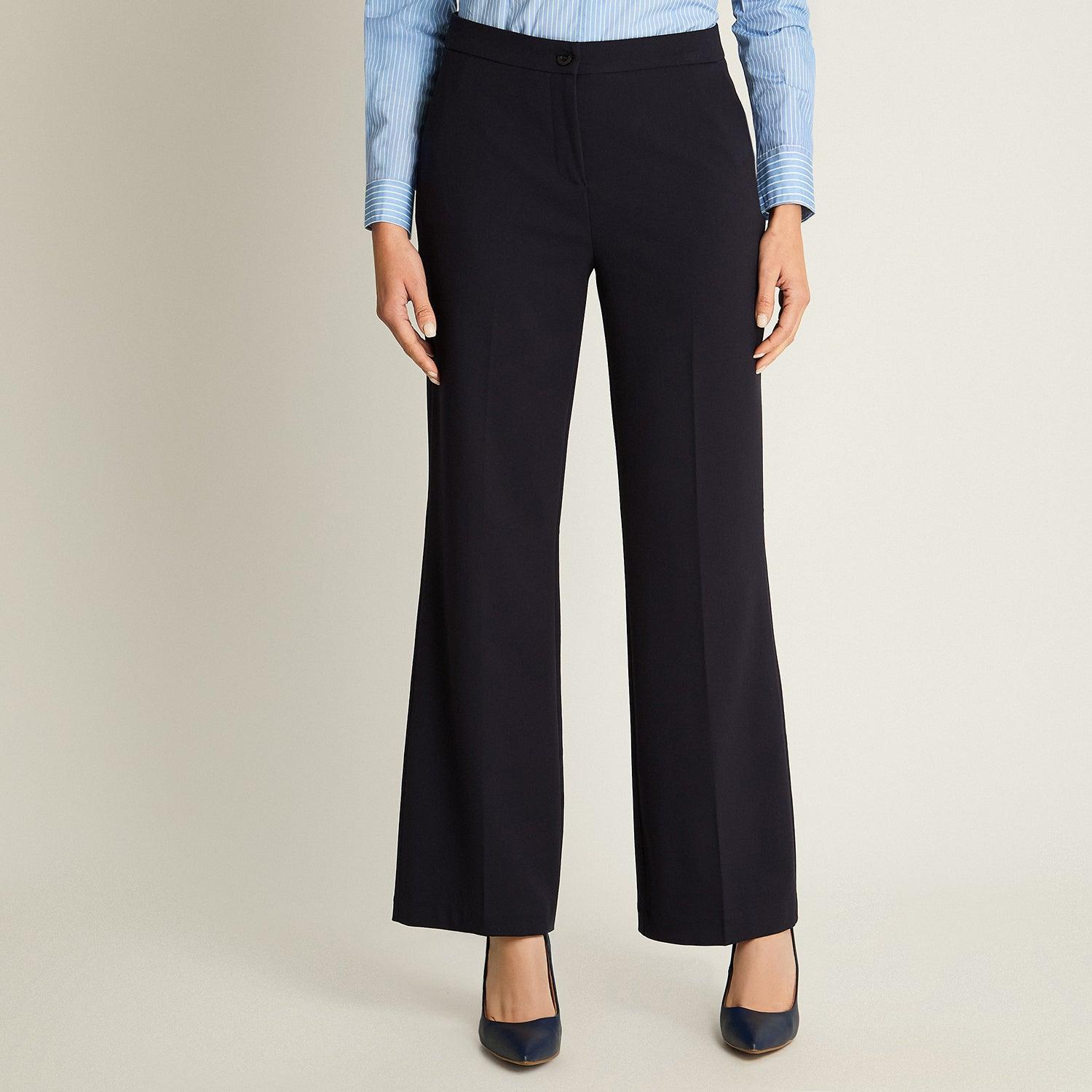 PANTALON PALAZZO AZUL - 1